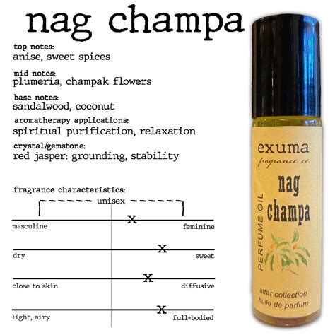 nag champa fragrance notes.